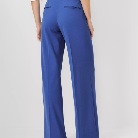 Ann Taylor Wide Leg Pant in Dazzling Blue - Picture 2 of 2